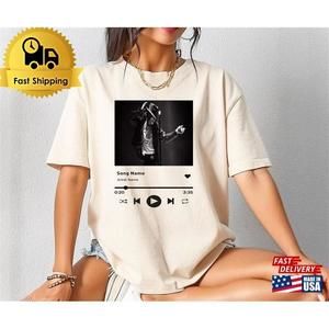 Custom Song Name Shirt And Photo Shirt Artist  T-Shirt
